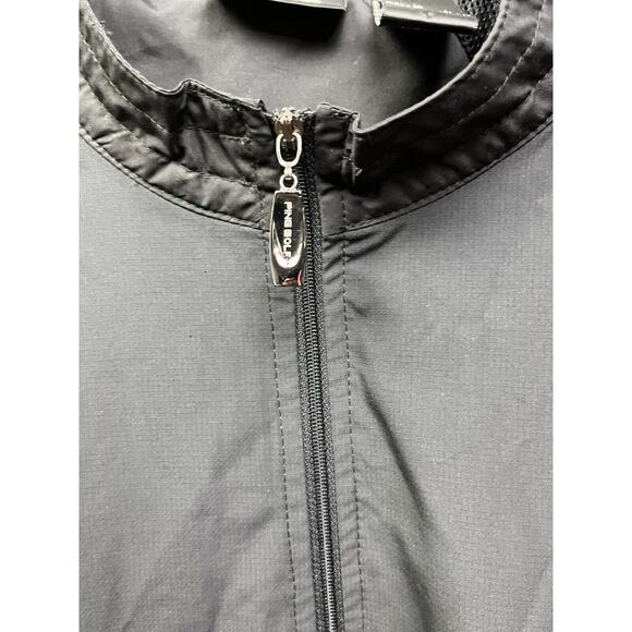 Ping Collection Windbreaker Mens Size Medium Short Sleeve 1/4 Zip Black Pockets - Picture 7 of 9